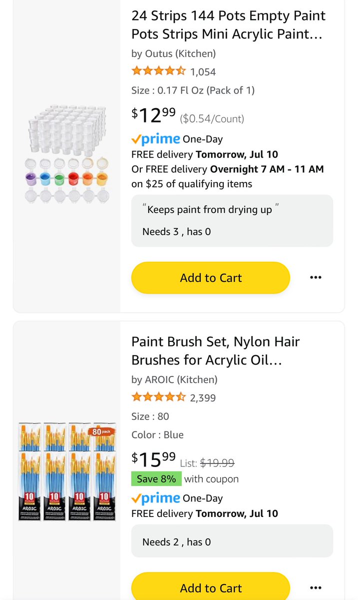 Art teacher in Texas! Budget cuts start with my class! Not sure what it’s going to look like this year, #clearthelist2024 amazon.com/hz/wishlist/ls…