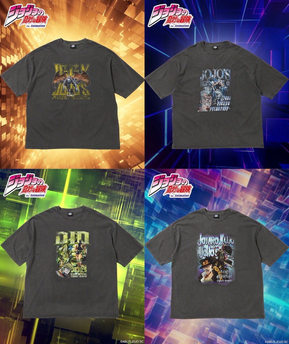 ジョジョの奇妙な冒険 SC × FREAK'S STORE 別注TシャツのWEB予約が国内