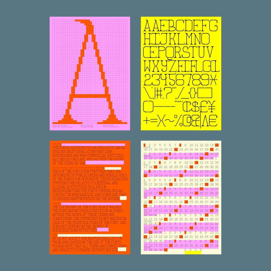 Typeface design by the talented <a href="/zinnagao/">永尾仁</a>! 👏👏👏⁠