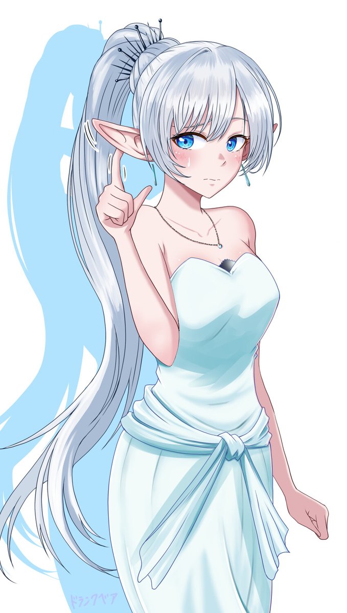 LustfulWeiss's tweet photo. "Do these cosplay ears look weird? I've been trying out some new costumes~" 

#RWBYRP #AnimeRP #MVRP #DnDRP #LewdRP https://t.co/5fFprwJBVz