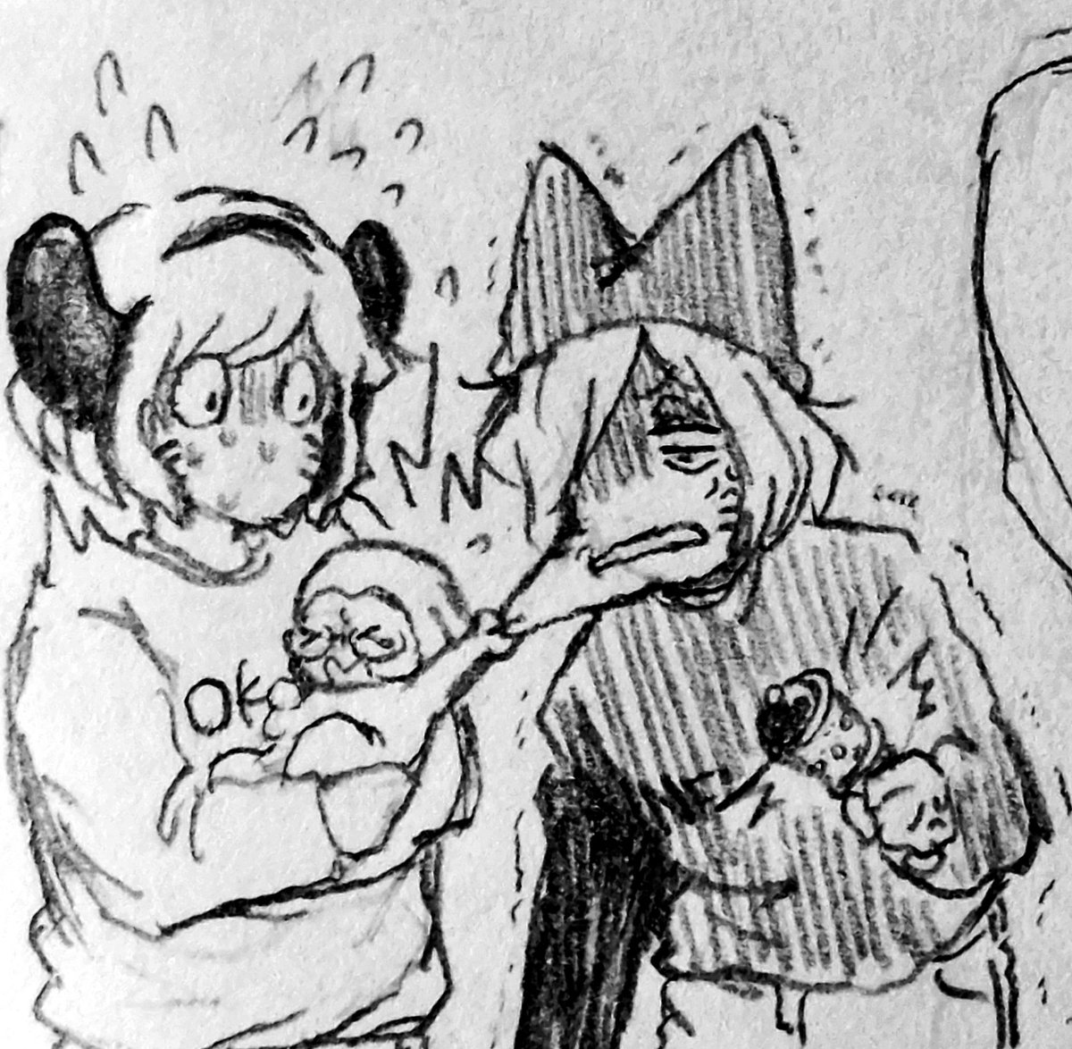 今日はギャグ漫画?を2作品ほど描けるかもしれない!!(そのワンシーン一部です!)

もしふたつ出来なくとも、ひとつはあげようと思うので、気長に待って下しあ!!🙇💦 
