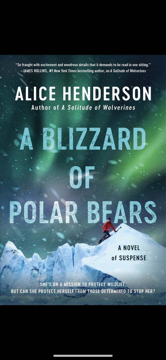 blueshi's tweet image. Currently reading A Blizzard of Polar Bears having just finished A Solitude of Wolverines! @Writer_Alice is AMAZING 🤩