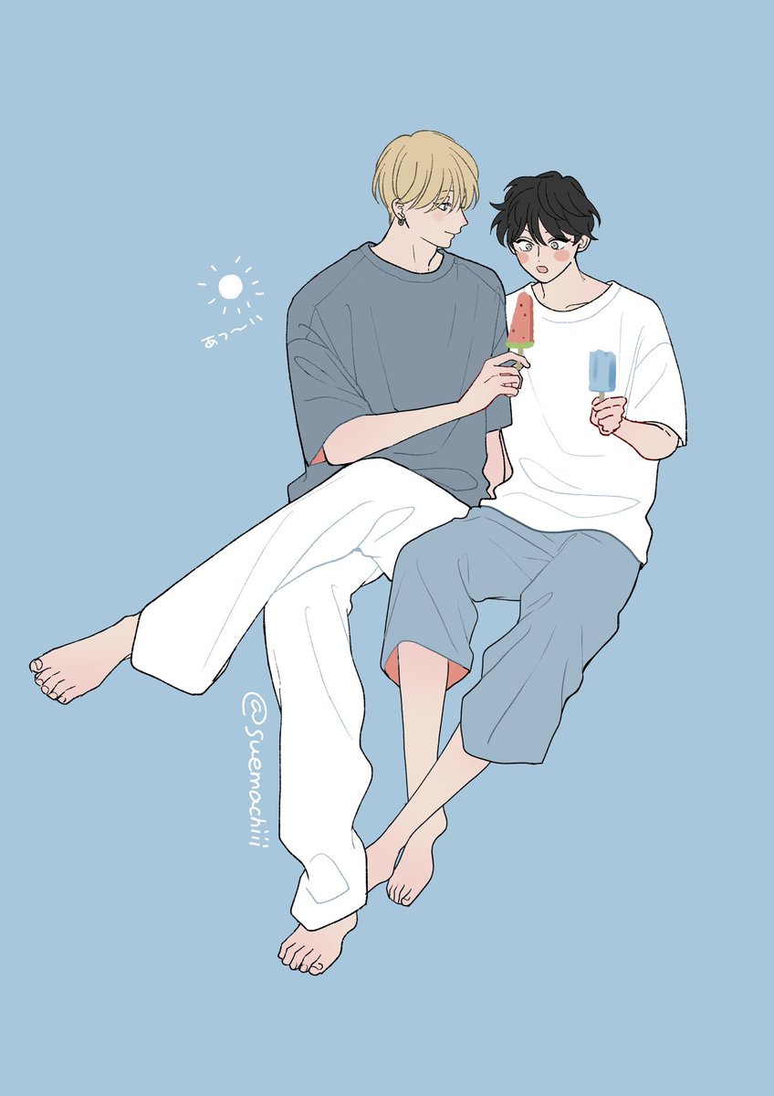 「#ちぐはぐなキス 」|末広マチ♨️のイラスト