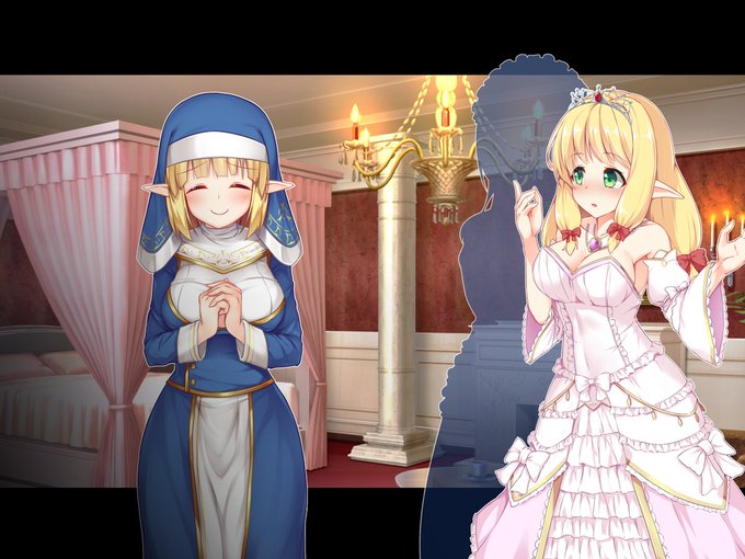 ふたなりちんぽの祝福を得るための聖なる儀式なのでおパンツを見せて手コキご奉仕をするエルフのお姫様 