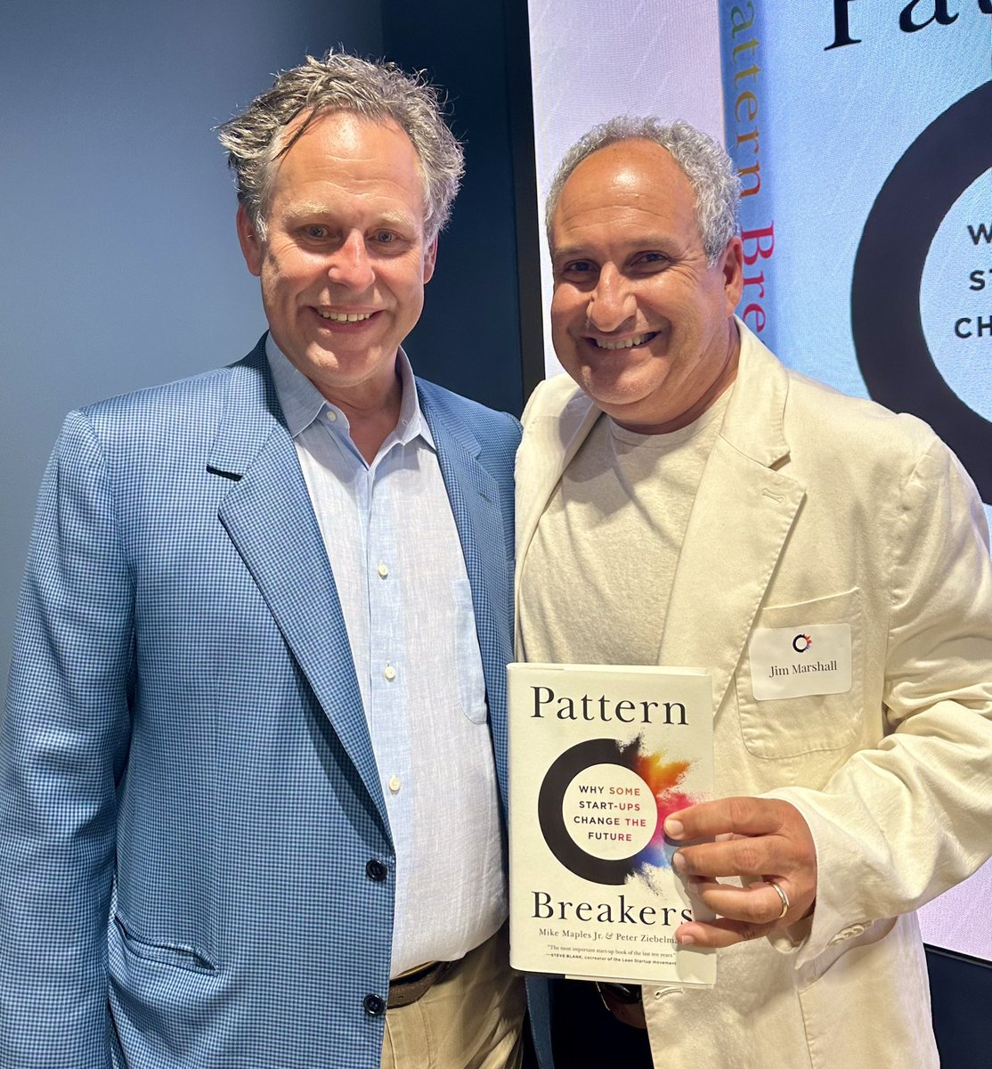jrmarshall32's tweet photo. Excited for my dear friend @m2jr and the release of his new book #patternbreakers - get yourself a copy ASAP! https://t.co/M7EquATA2P