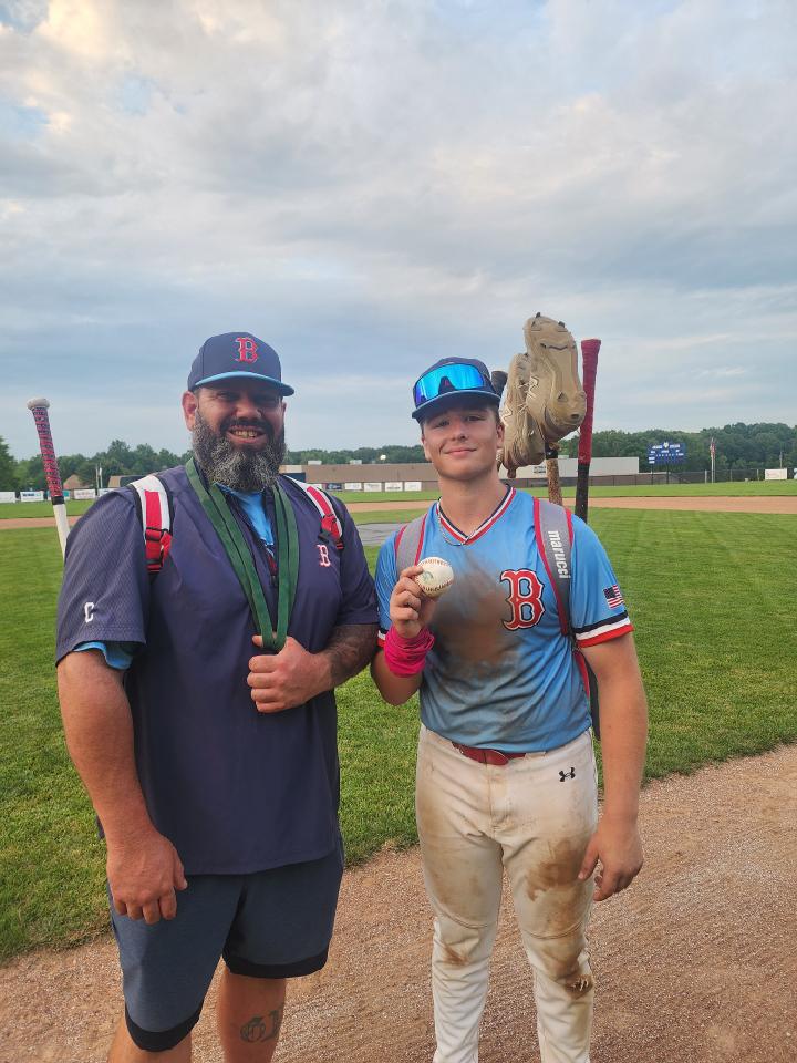 petrey_sam's tweet photo. @Widner_Grady went yard today at cvca high school . @bos_ohio 16u picked up another win tonight  6 to 2.  Great job boys 
@GavinDavis2026 @dj_parton @travisweisel38 @Gino_petrey @GregKbos https://t.co/vNcwmV9GIB