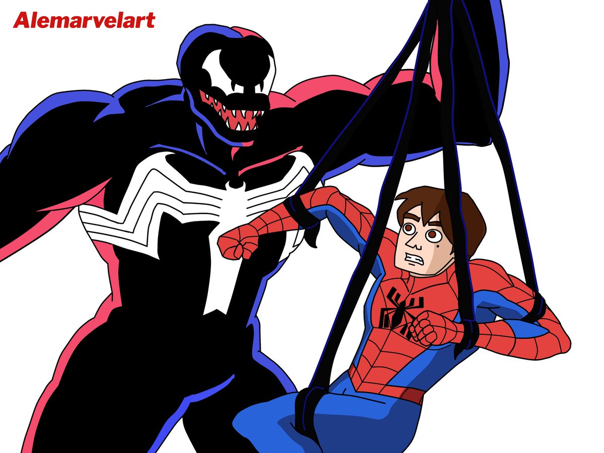 AleOhara_Artist's tweet photo. Spectacular Spiderman vs Venom 90's. 🕷️
Artista: alemarvelart (Yo).
#spectacularspiderman #venom #fanart #marvel #art #artpiece #savetheyostverse https://t.co/K7DBihmOIH