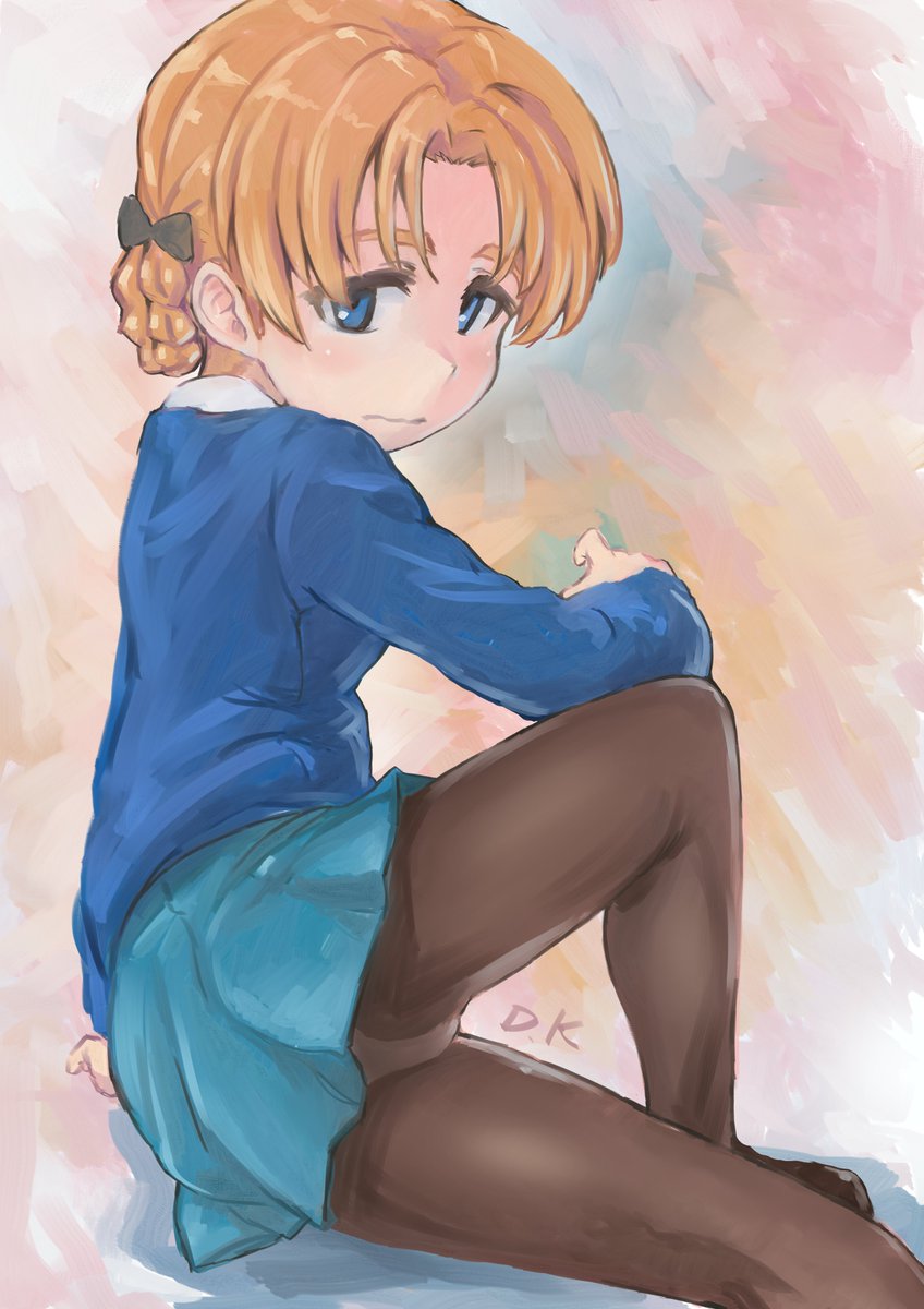 オレンジペコ(ガルパン) 「」|黒猫童子のイラスト