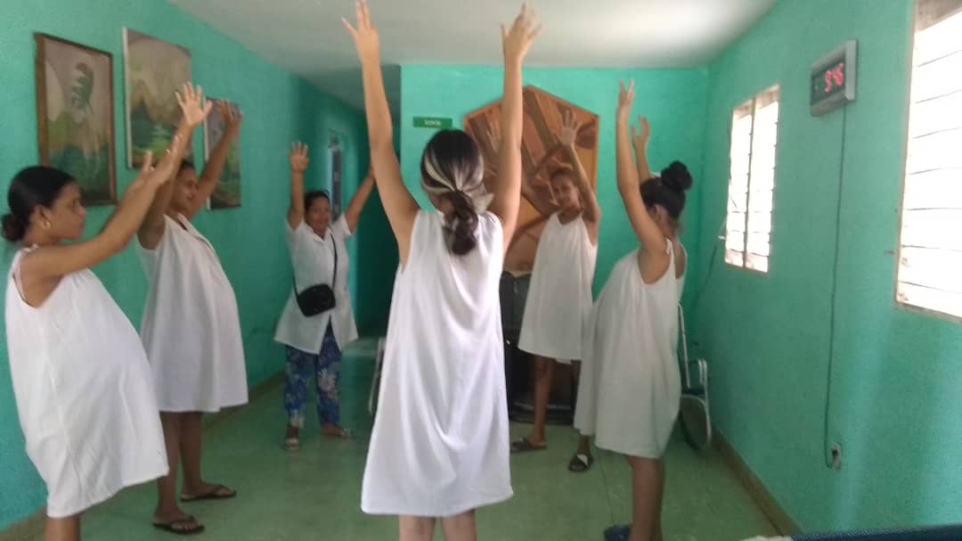 Se le realiza psicoprofilaxis a las embarazadas del Hogar Materno del municipio Amancio para obtener un parto seguro.
#CubaPorLaVida