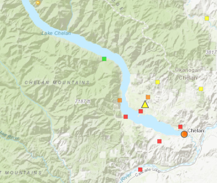 Wildfire smoke season is here.☹️We just issued our first AIR QUALITY ALERT for 2024, for Chelan County and parts of Methow Valley, due to the Pioneer and other fires. Air pollution (PM2.5) may be Unhealthy &amp; Unhealthy for Sensitive Groups. Alert in place until further notice.