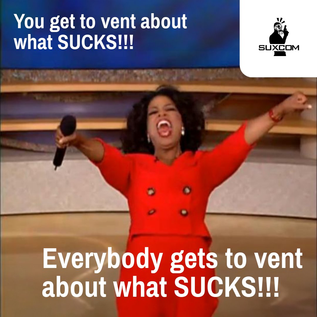 SUXCOM's tweet photo. Helping people SUCKS!!! Ever feel like lending a hand just ends up biting you in the butt? You're not alone! Sometimes, it feels like no good deed goes unpunished. 🤦‍♂️ Share your stories of when helping someone totally backfired. Let's get real about why helping people SUCKS!!! https://t.co/Xdfd471pGi