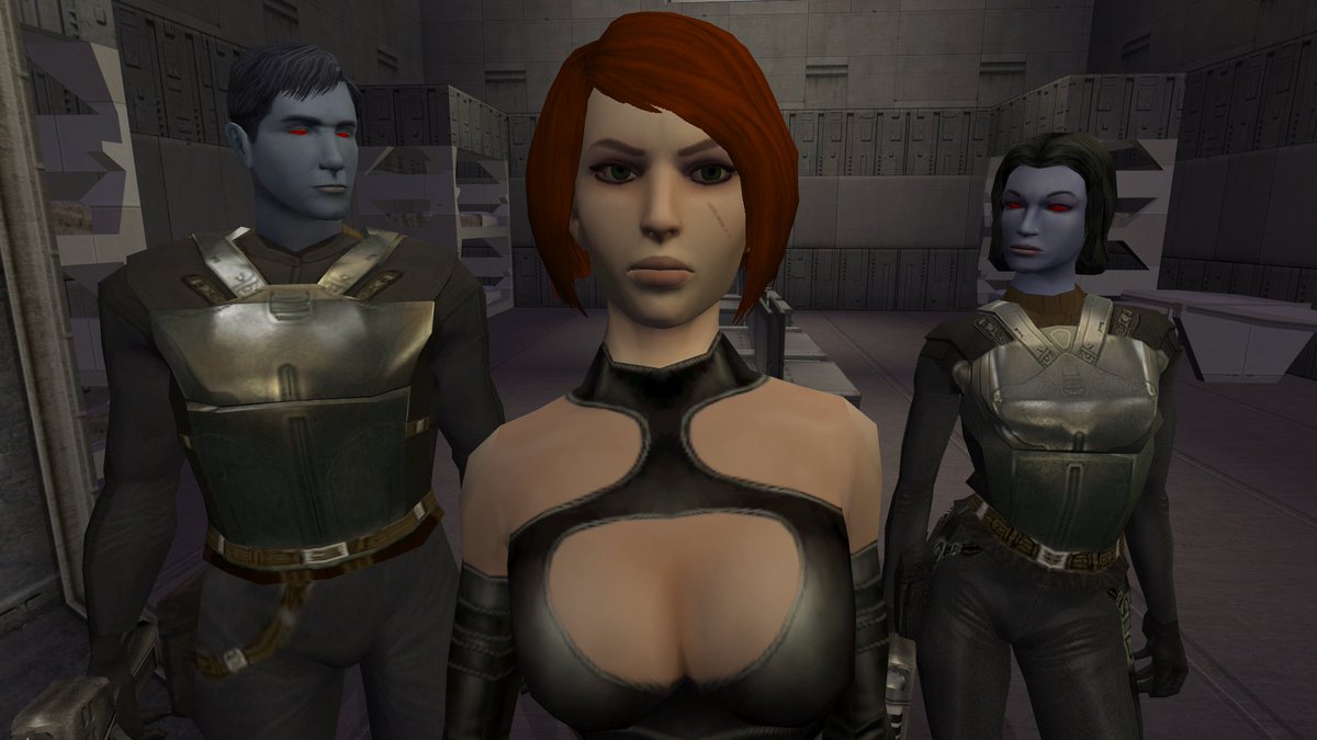 JenMakkon's tweet photo. Does anyone know how to port SWTOR character head models into Kotor II?! #Kotor #Swtor https://t.co/wPIpXN2daX