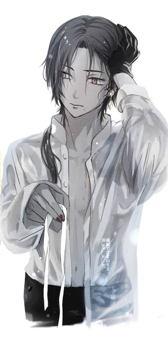 暑くてやってられない日々に濡れ男士はいかがでしょう(行ってらっしゃい行ってきます) 