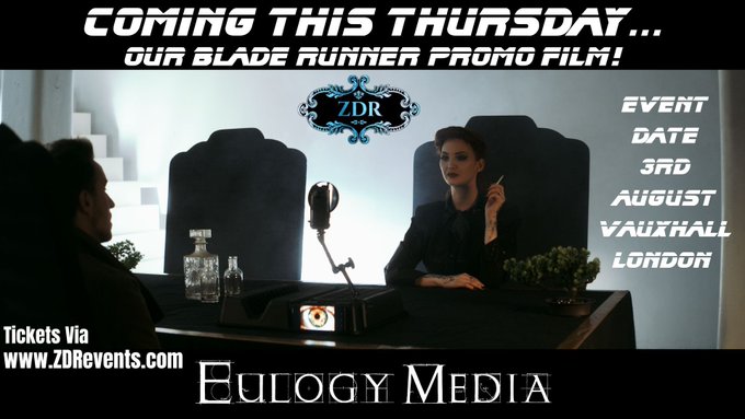 We&rsquo;re so excited to finally release our Blade Runner promo film for the upcoming @ZDREvents party!  Keep<a href="/tag/blackcrystalamg"class="tags"><span>#blackcrystalamg</span></a><a href="/tag/cannonrun"class="tags"><span>#cannonrun</span></a>