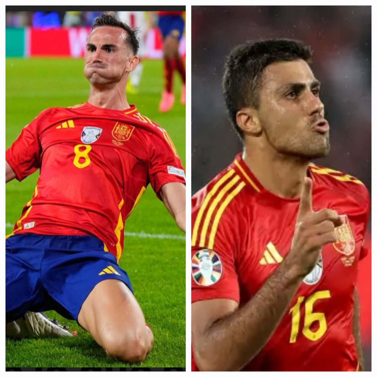 Y aquí los 2 mejores mediocentros de la Eurocopa de Alemania.
Clase, trabajo , compromiso. Nadie se le acerca