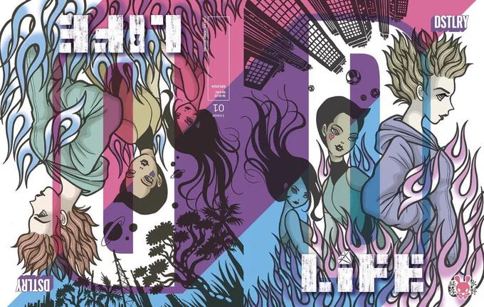 コミック出版社 からの新シリーズ、Brian Azzarello・Stephanie Phillips作、 Danijel Žeželj作画による「Life」のヴァリアントカバーを描きました。(カバーD・比率1/25) 日本でもアメコミ専門店などで取り扱いがあるかもしれません。お店の方へ直接お問い合わせください。