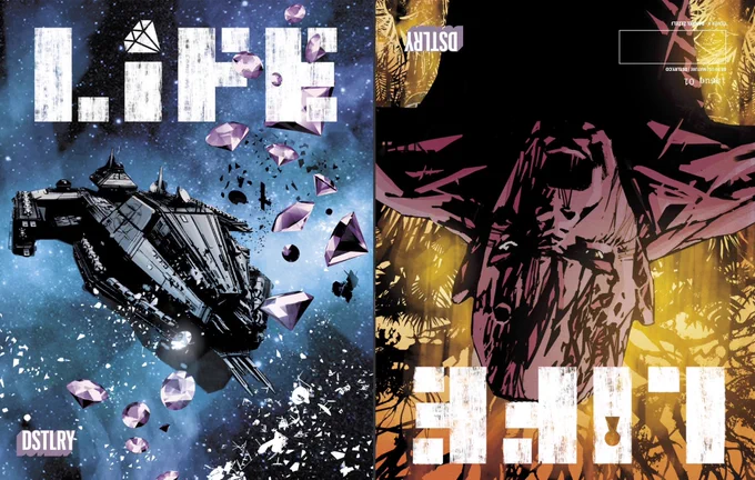 コミック出版社 からの新シリーズ、Brian Azzarello・Stephanie Phillips作、 Danijel Žeželj作画による「Life」のヴァリアントカバーを描きました。(カバーD・比率1/25) 日本でもアメコミ専門店などで取り扱いがあるかもしれません。お店の方へ直接お問い合わせください。