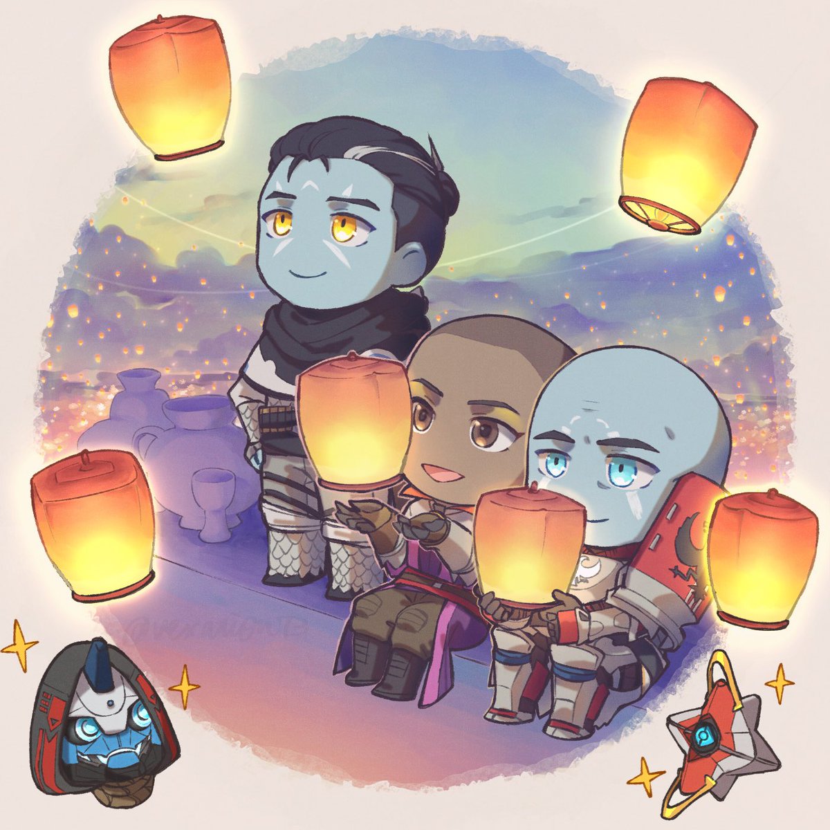 vexation73's tweet photo. 3日遅れのHappy Bungie Day!!🥳🥳🥳
#Destiny2 #Destiny2Art #BungieDay https://t.co/EIwdxCj0F4