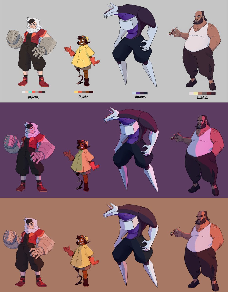 solarpiggeh's tweet photo. 🎉 Woohoo #PortfolioDay !! 🎉
I'm Kelly, a character designer &amp; storyboard artist!

I design for @DoACartoon, while also leading a small team for my student film, CHEAP METAL CHASE - directing, designing, boarding, stubborn optimism...-ing, and more!

💼 https://t.co/6ddba0uUSs https://t.co/Su0r6OCcJK