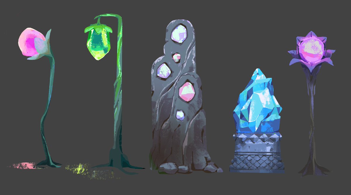 astriferious's tweet photo. hi, I’m dominique - a visdev artist for tv who loves painting flora, food, general fantasy. currently seeking freelance &amp; will be available for full-time work in november! #PortfolioDay 

for my nda portfolio, please reach me at:
✨https://t.co/VzlNMAlQpa
📧 domastri@gmail.com https://t.co/EWPkfEiYhG