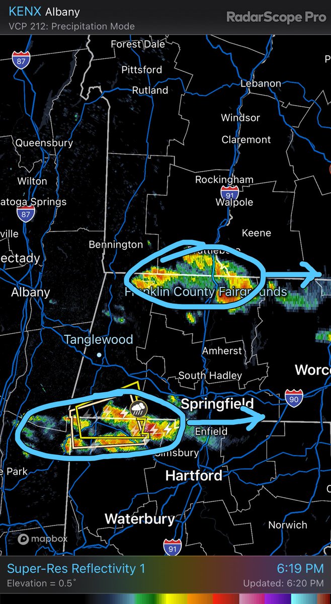 DHTheWeatherNut's tweet photo. Central Valley is in the subsidence zone between a tale of two border cells, one with VT/NH, one with CT #WMass https://t.co/IlLyXVZwNs