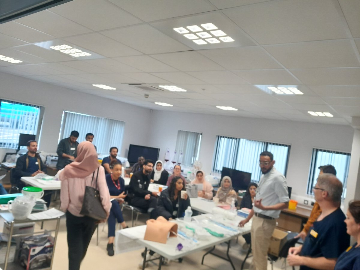 Busy day in LUH with new NCHD"s enhanced induction skills training
