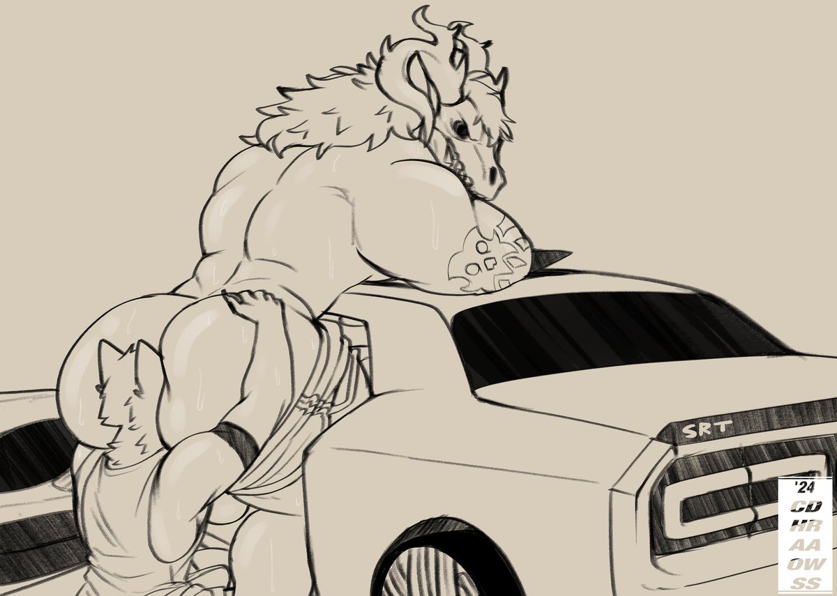 Wulf ๐ (@skull_himbo) on Twitter photo " Car Ride โฝ "
Wouldn't you love to tag along with Wulf on a road trip? Just you, Wulf, and a pair of massive sweaty himbo cheeks ๐๐
Awesome piece by ๐จ <a href="/ChaosDraws/">DADSLAYER!</a>. Thank you bro! " Car Ride โฝ "
Wouldn't you love to tag along with Wulf on a road trip? Just you, Wulf, and a pair of massive sweaty himbo cheeks ๐๐
Awesome piece by ๐จ <a href="/ChaosDraws/">DADSLAYER!</a>. Thank you bro!