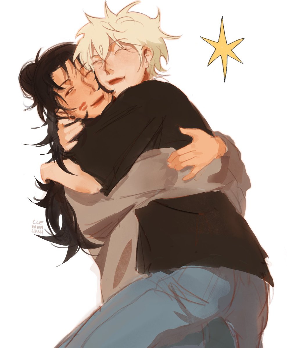 clemenlush's tweet photo. kiss kiss #jjk #satosugu https://t.co/NrNnBcJB0J