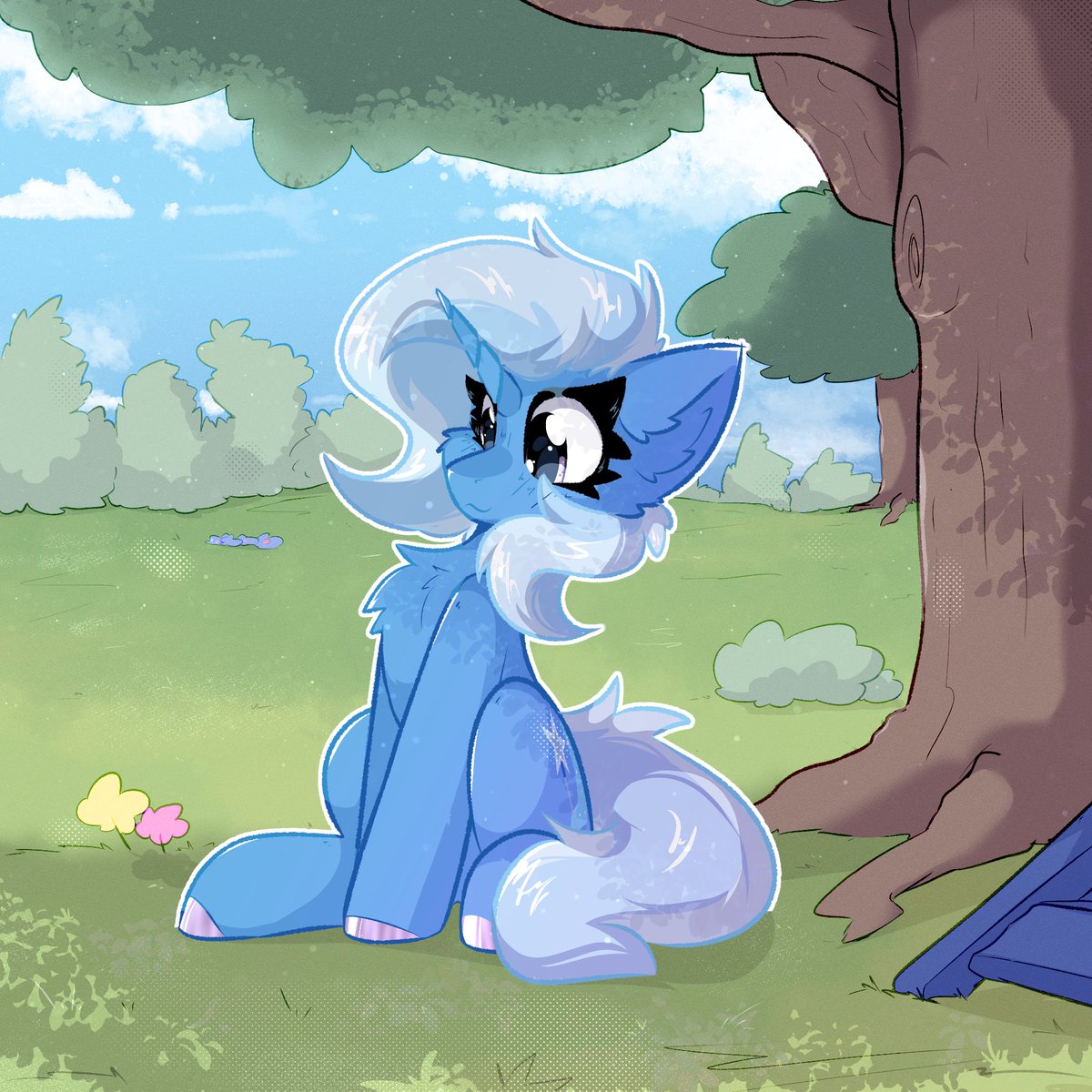 JubySkylines's tweet photo. 💙✨ Comfy lil trixie day ✨💙 https://t.co/C0fNkCUWWK