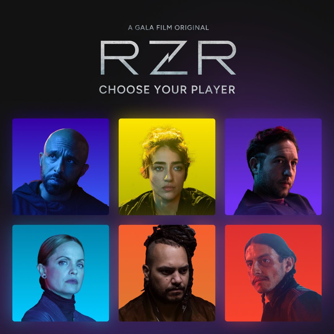 GoGalaFilms's tweet photo. Do you love the RZR series? 

Prove it, and represent your favorite character as your PFP. 

Stream RZR and choose your MVP today! #rzrseries 
https://t.co/l27BpH00D6 https://t.co/cFpLT39ibC