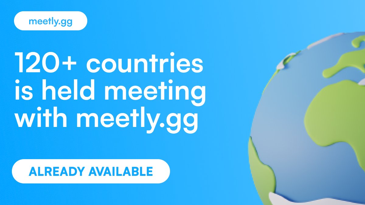 MeetlyGG's tweet photo. 🌍 Join meetings in over 120+ countries effortlessly with #meetly

🤝 Connect, collaborate, and overcome distance with https://t.co/M3qKQkHowy

🚀 Don't miss global opportunities—your gateway to worldwide meetings is here! 

#GlobalMeetings #ConnectAnywhere https://t.co/mHvI7atg22