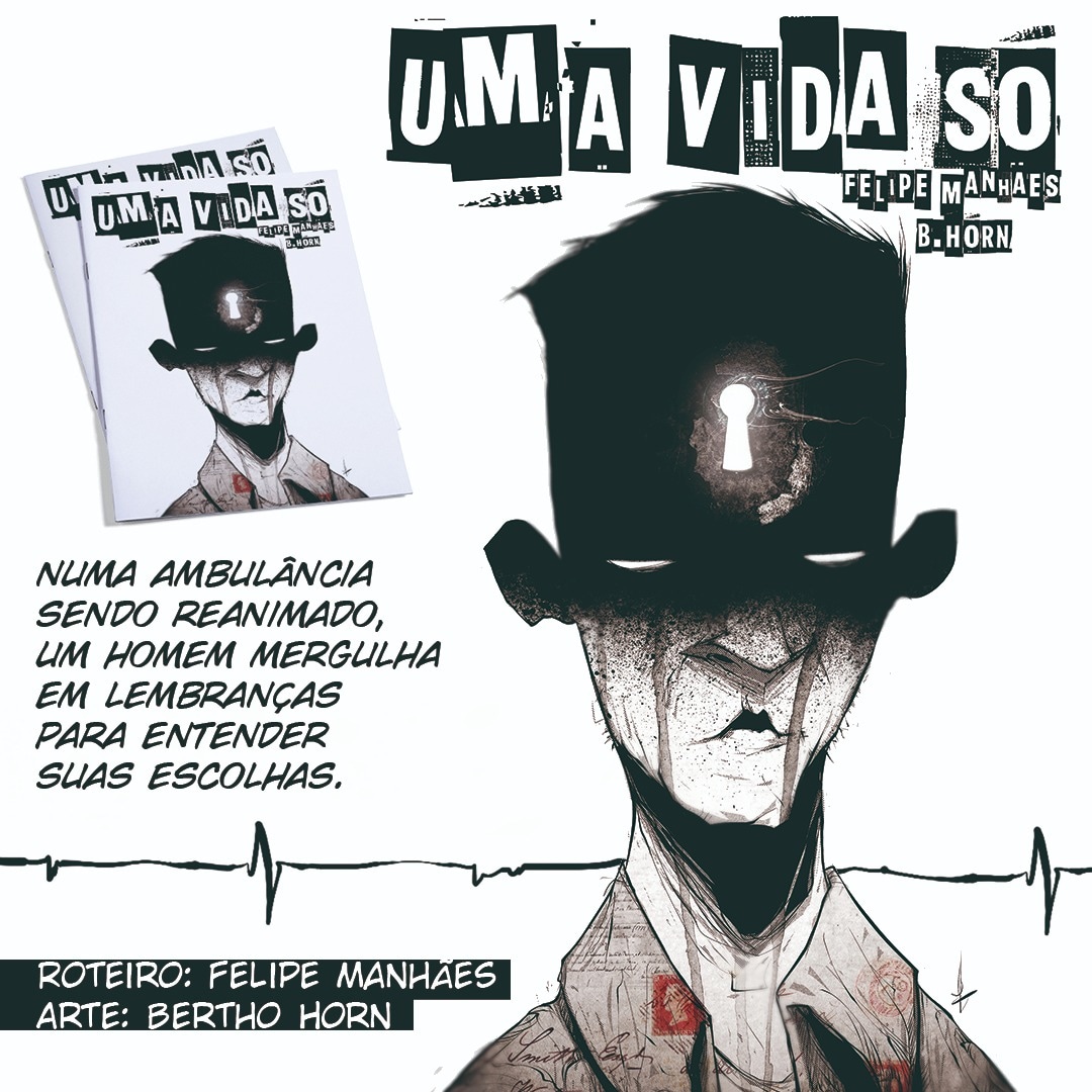 OTiagoM's tweet photo. Uma Vida Só 

A história fala sobre um homem que, a beira da morte, reflete sobre suas escolhas, enquanto está sendo reanimado numa ambulância a caminho do hospital. 

Compre em: https://t.co/THrCOjXK41 https://t.co/gwUorleTSa