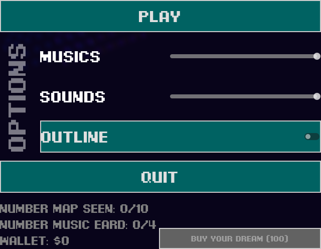 Diskowl's tweet photo. Trash update!
https://t.co/zB0o1poc3q

I added trash (money) and some options.
The following update will be the last one 😇
#gamedev #indiedev #Pixelart #GodotEngine https://t.co/MZyJkYC2wp