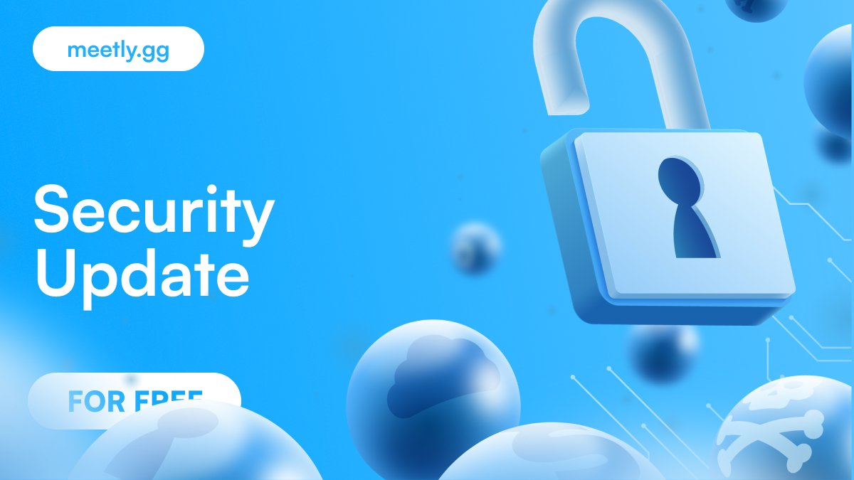 MeetlyGG's tweet photo. 🔒 At #meetly, your security is our top priority! 

💼 We're excited to introduce our latest security enhancements, designed to provide a safer meeting environment for you. Stay protected and productive with #meetly

#SecurityUpdate https://t.co/OiHqlNCX3B