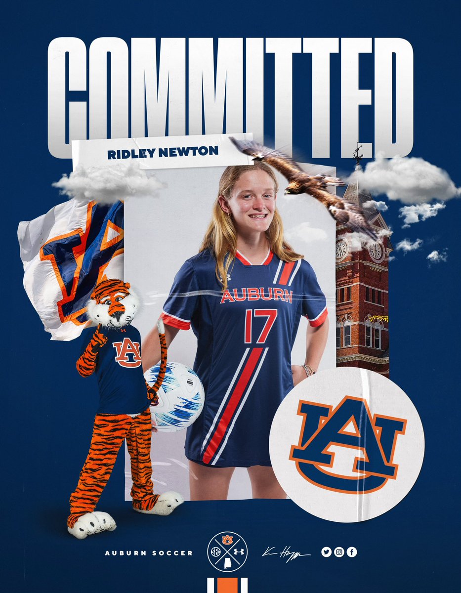 I am blessed and excited to announce my verbal commitment to both further my education and play soccer at Auburn University! I am extremely grateful for this opportunity and can’t wait for what the future has in store!  
War Eagle!! <a href="/AuburnSoccer/">Auburn Soccer</a> ‘29 #WDE
