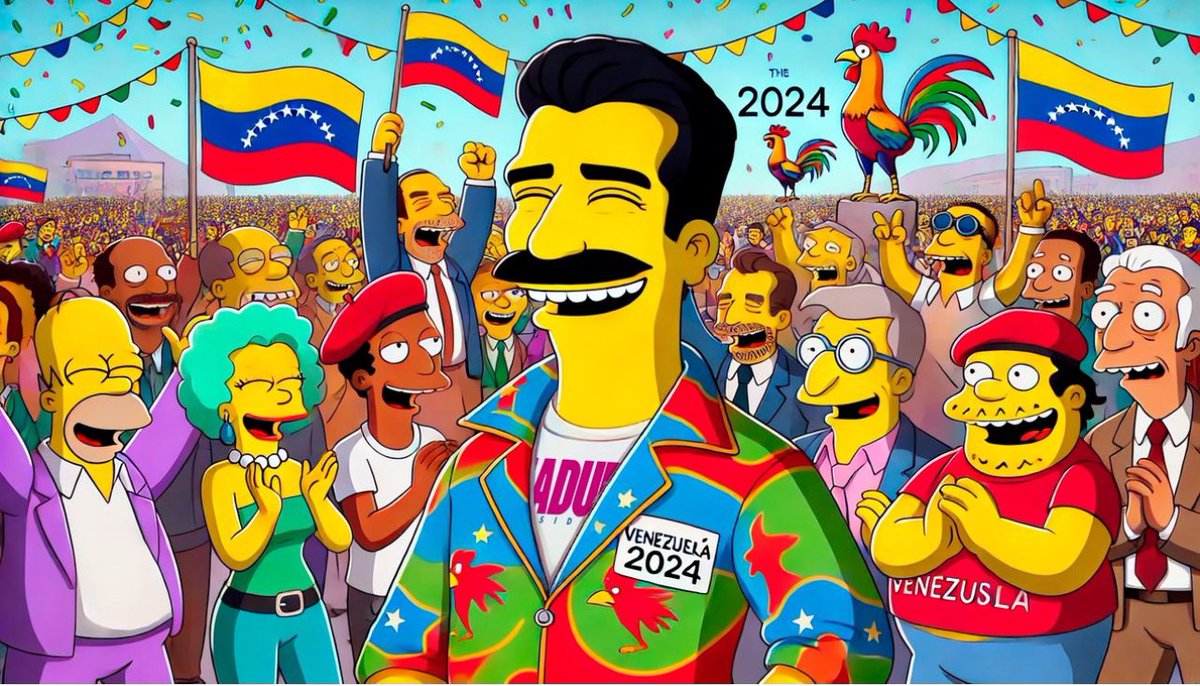 ¿Cuál fue la predicción de Los Simpson sobre las elecciones de Venezuela para el 2024?  😂