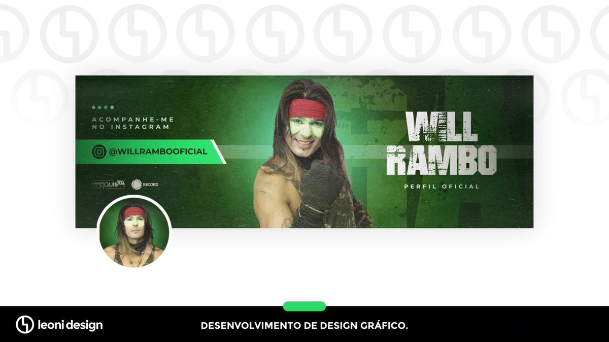 leonidsgn's tweet photo. Identidade visual criada para o @_willrambo, de #AGrandeConquista. Confira a pack para o Twitter/X.

Encomende a sua arte também! https://t.co/k84iJkTilL