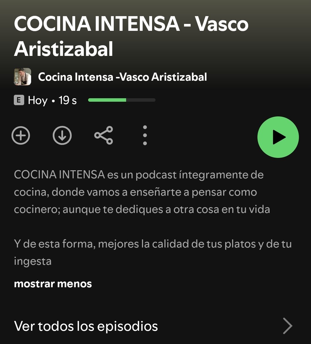 arrobavasco's tweet photo. Damas y caballeros, chicas y chicos, chiques y todo el circo...les dejo aquí esta novedad: 

👉COCINA INTENSA: Un podcast de cocina para los que no quieren leer tanto, van a Spotify buscan Vasco Aristizabal o Cocina Intensa y dale que va

https://t.co/LggYU2foZP https://t.co/9bLqbGNvVU