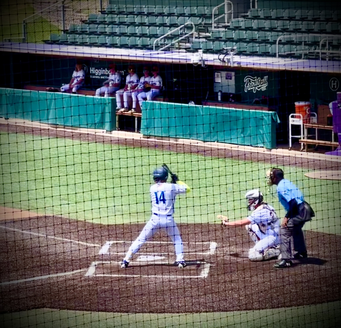 BickhausCooper's tweet photo. 4-0 on this weekend's Five Tool 17U Championship tournament at TCU.  Great baseball Coop!  @TEXAS_OILERS   @Guyer_Baseball https://t.co/cxhP1aMm6m