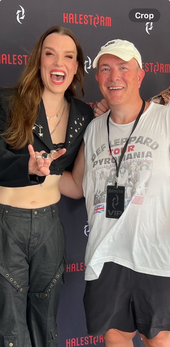 What an amazing afternoon … <a href="/LZZYHALE/">Lzzy Hale</a> was so cool and took several pics at the meet and greet at Walnut Creek in Raleigh … can’t wait for the concert to start. #halestorm