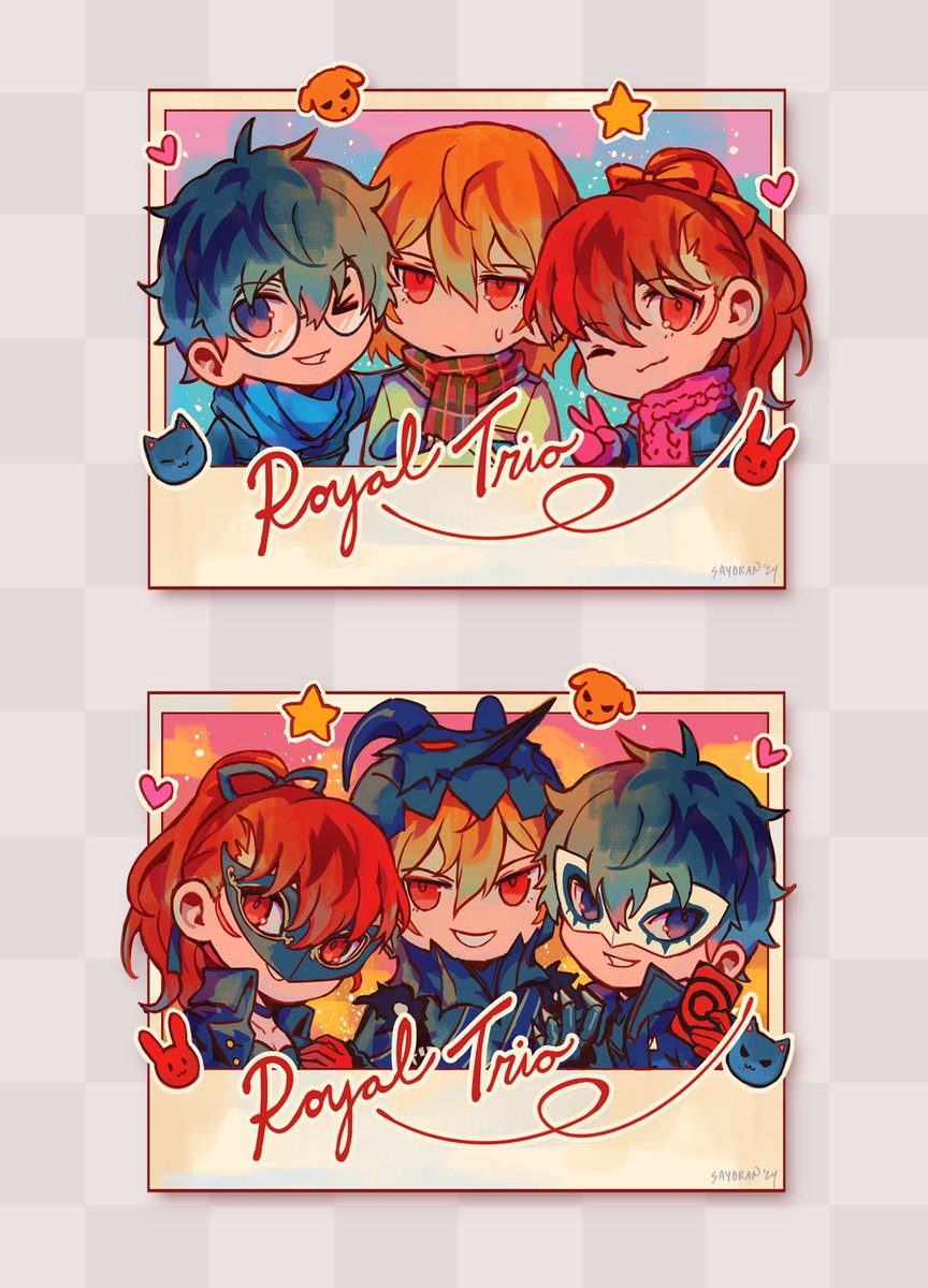 💙🧡❤️