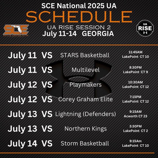 Carter Reins (@carterreins16) on Twitter photo Here is my schedule for UA Rise session 2 in Atlanta Here is my schedule for UA Rise session 2 in Atlanta