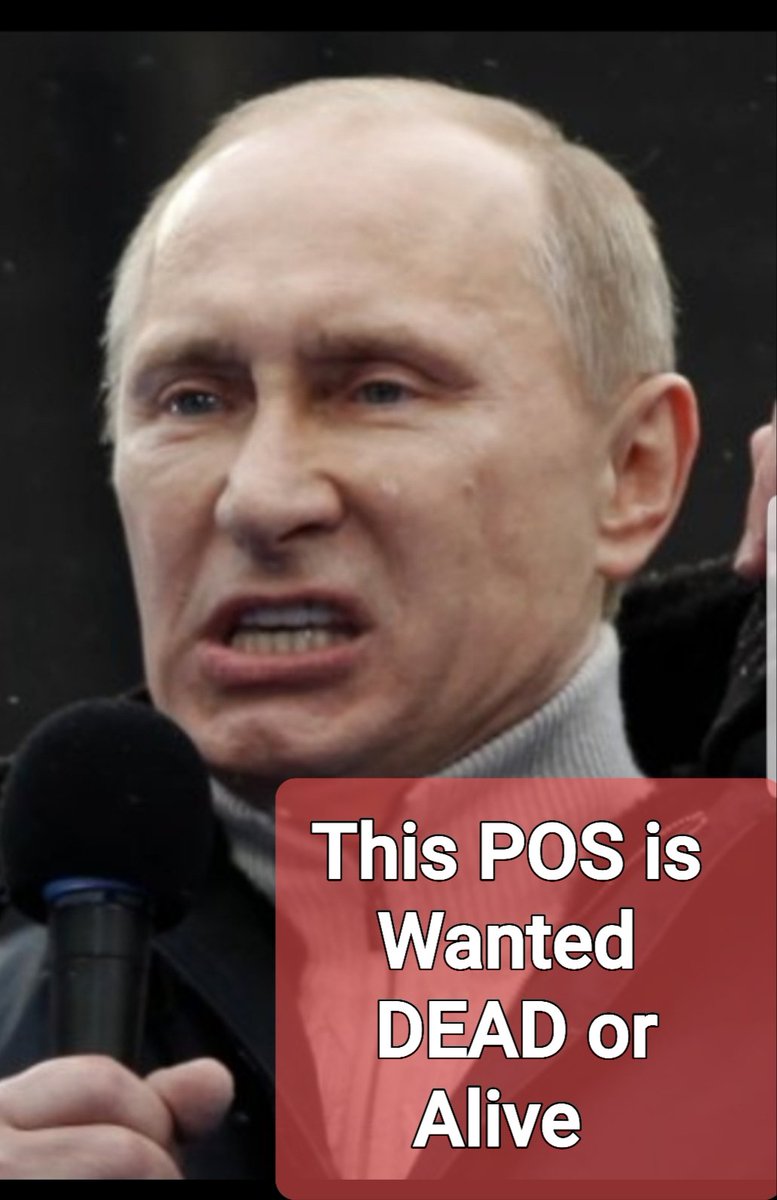 universenus's tweet photo. @BombshellDAILY Fuck Kremlin the fucking drunks will soon pay for their crimes!
#VladimirPutin the #mentalmidget won't escape! He's a dead man walking! Fucking mental midget!
There's a price tag on his monkey head!
Fuck all #Russiancorruption and all these fucking fruit loops!😡😡😡 https://t.co/T7hfl0tc93