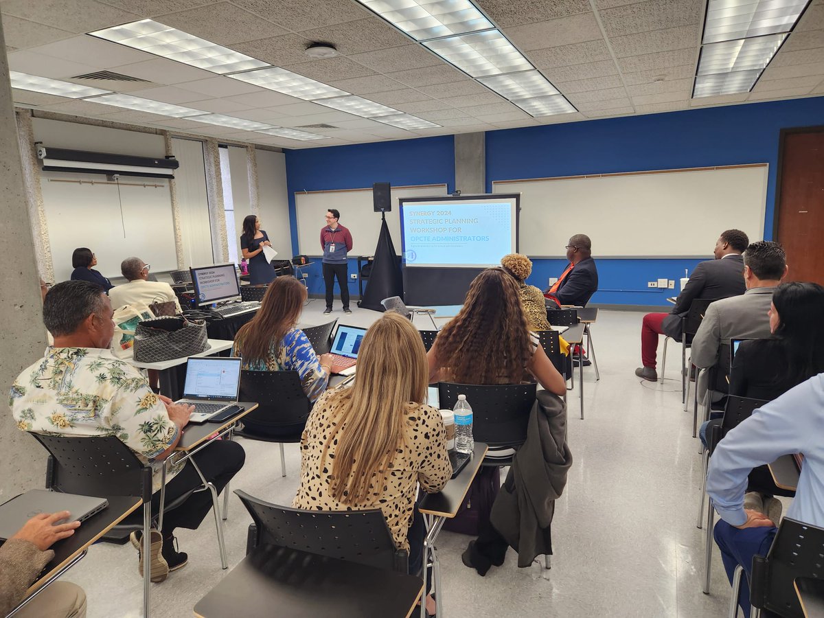 MDCPSTechCollgs's tweet image. Day 2 @Synergy! Huge thanks to the Office of Strategic Planning and Initiatives for guiding us as OPCTE launches Strategic Plans for ALL cost centers for the first time!  #AcceleratingPerformance