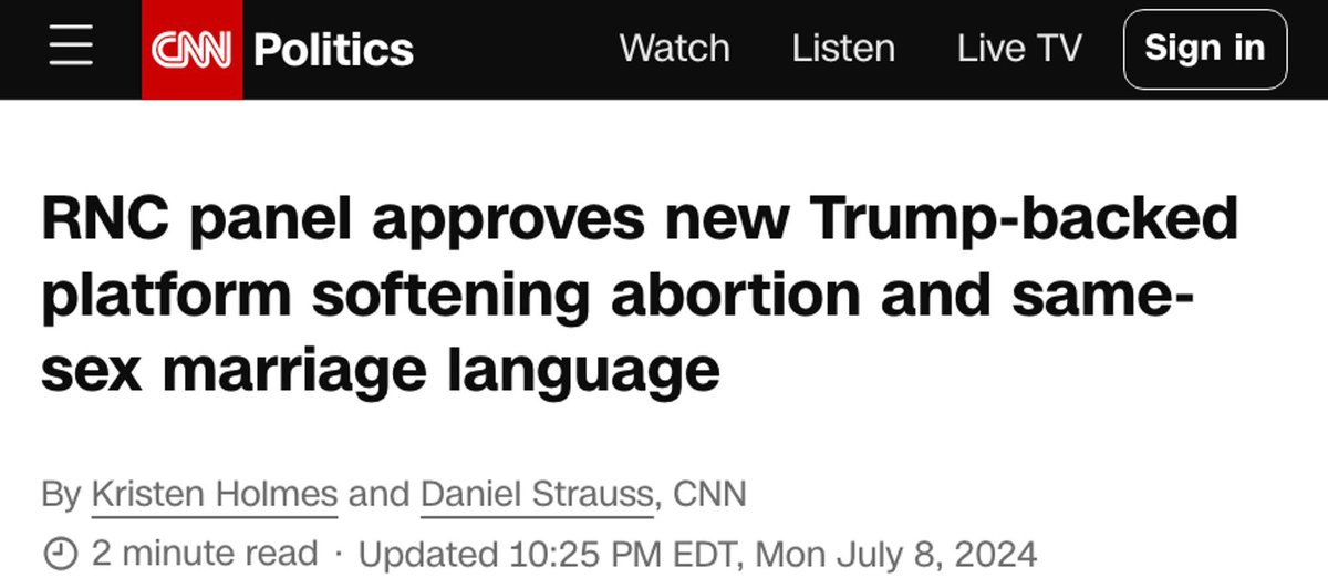 readTPA's tweet image. The media is lying about the GOP's stance on abortion. Today's newsletter: readtpa.com/p/the-media-is…