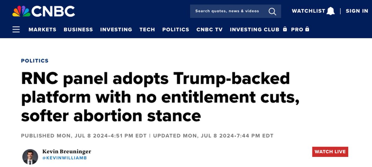 readTPA's tweet image. The media is lying about the GOP's stance on abortion. Today's newsletter: readtpa.com/p/the-media-is…