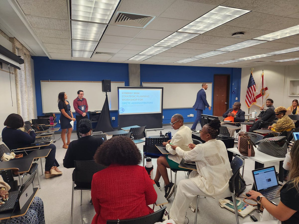 MDCPSTechCollgs's tweet image. Day 2 @Synergy! Huge thanks to the Office of Strategic Planning and Initiatives for guiding us as OPCTE launches Strategic Plans for ALL cost centers for the first time!  #AcceleratingPerformance