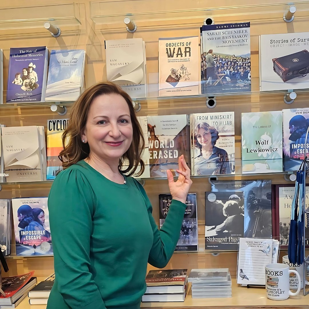 SaperJacqueline's tweet photo. I’m honored to see my book at the store of the Illinois Holocaust Museum.
#AuthorLife #Grateful #BookSpotting #IllinoisHolocaustMuseum #FromminiskirttoHijab https://t.co/TUI1fX2krH