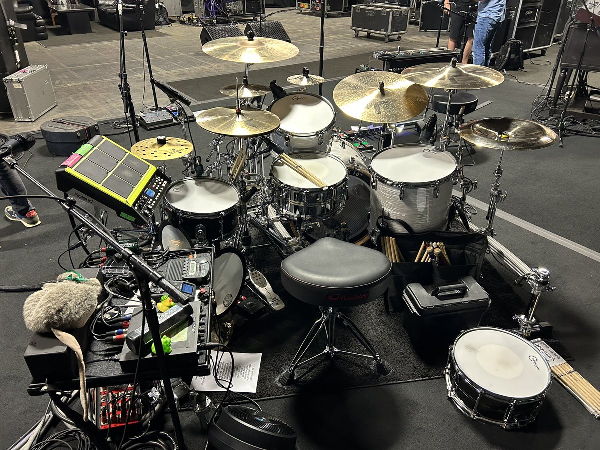 Summer shows = Icy Whites! Excited to bust out the <a href="/PearlDrumCorp/">Pearl Drums</a> Masters Maple Gum! 

<a href="/ZildjianCompany/">Zildjian Company🌕</a> 
<a href="/AquarianHeads/">Aquarian Drumheads</a> 
<a href="/promarksticks/">ProMark Drumsticks</a> 
<a href="/woodshedart/">Woodshed Stage Art</a> 
<a href="/Sennheiser/">Sennheiser</a> 
<a href="/HumesandBerg/">Humes and Berg</a> 
<a href="/GrooveJuiceInc/">Groove Juice Inc.</a> 
<a href="/BigFatSnareDrum/">BigFatSnareDrum</a> 
<a href="/QwikStix/">QwikStix</a> 
<a href="/Complyfoam/">Comply™</a> 
<a href="/BeierDrums/">Beier Drums</a>
#Cladonphrus