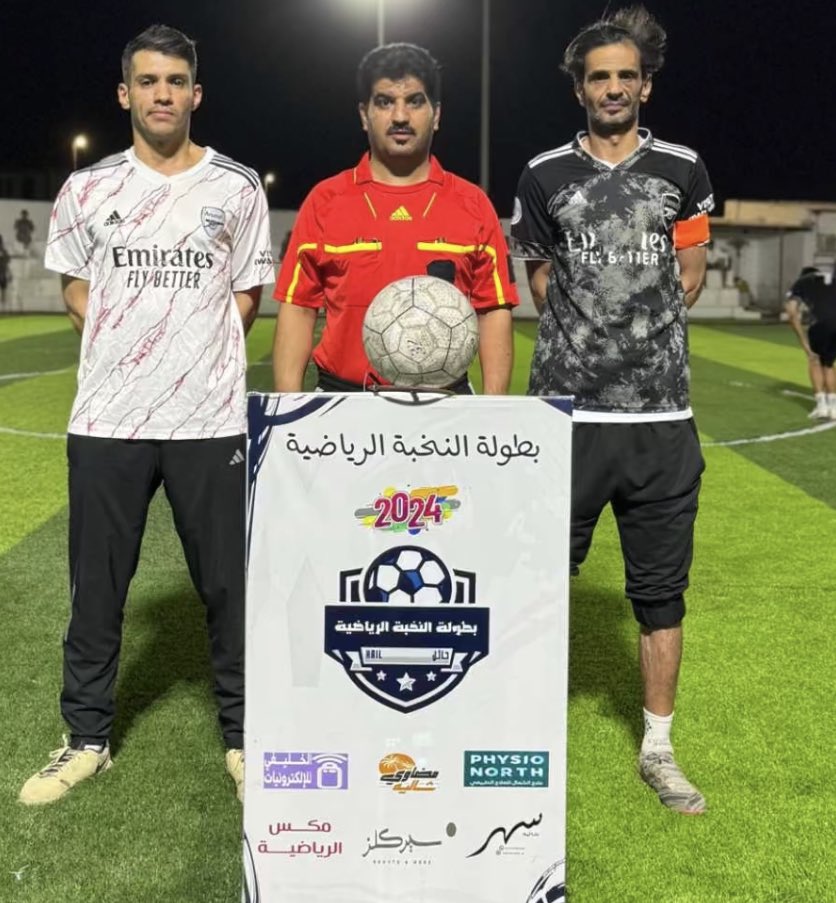 NO5BH_S's tweet photo. #بطولة_النخبة_الرياضية #حائل 

بعد التعادل (3-3) ضبيعة يتغلب على كرواتيا بالركلات الترجيحية ويصل الى نصف النهائي 

حصل على أفضل لاعب بالمباراة :
نواف الشغدلي من فريق ضبيعة https://t.co/5KdbhWUpk3